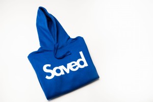 SAVED_royalblue_hoodie.JPG , odzież chrześcijańska, bluza chrzescijanska, bluza chrześcijańska, bluza z siglum, bluza z kapturem, bluza Hope, hopeclothes, bluza Saved, bluza BASIC, bluza z siglum,