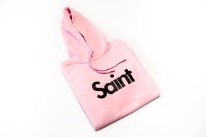 SAINT_pink_hoodie.JPG , odzież chrześcijańska, bluza chrzescijanska, bluza chrześcijańska, bluza z siglum, bluza z kapturem, bluza Hope, hopeclothes, bluza Saint, bluza BASIC, bluza z siglum,