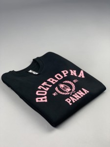Roztropna_panna_crewneck, bluza chrześcijańska, bluza czarna, Christian streetwear, czarna bluza, bluza z nadrukiem, bluza roztropna panna, Urban preacher, hopeclothes, Hope, hoodie black, roztropna, panna
